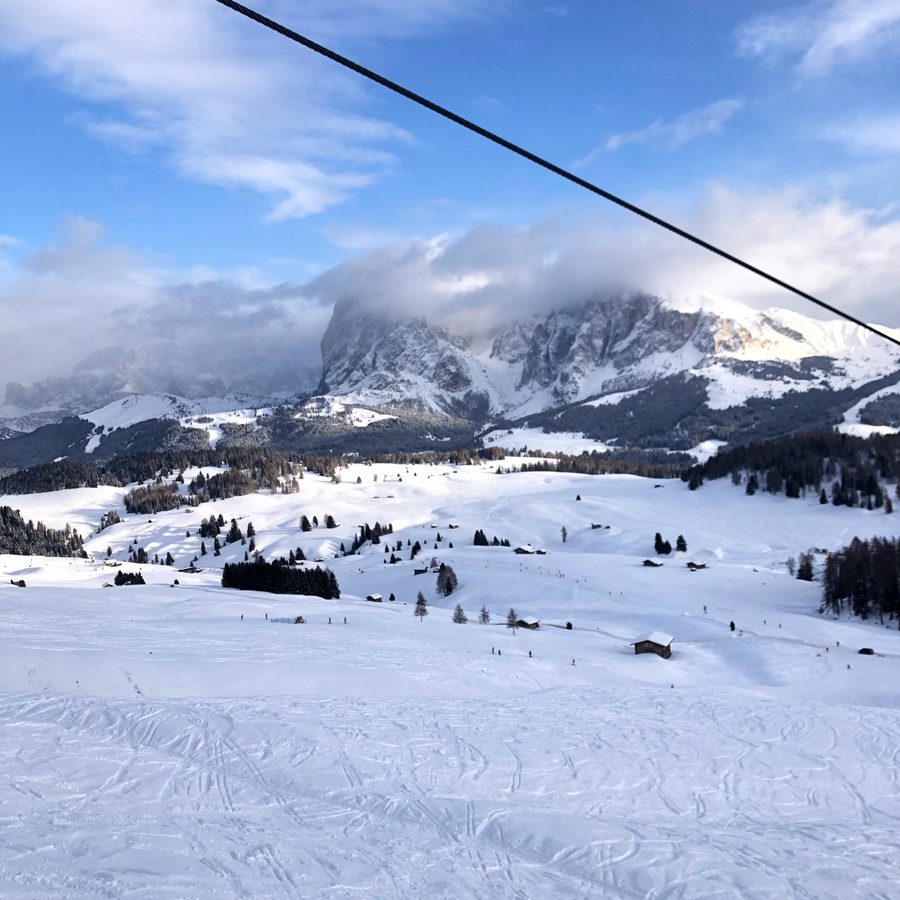 Panorama płaskowyżu Alpe di Siusi